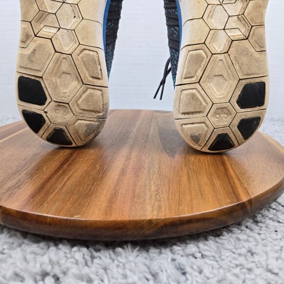 Nike Mens 11 Free 4.0 Flyknit Blue Gray Athletic Daily Running Shoe 631053-014 - Picture 11 of 13